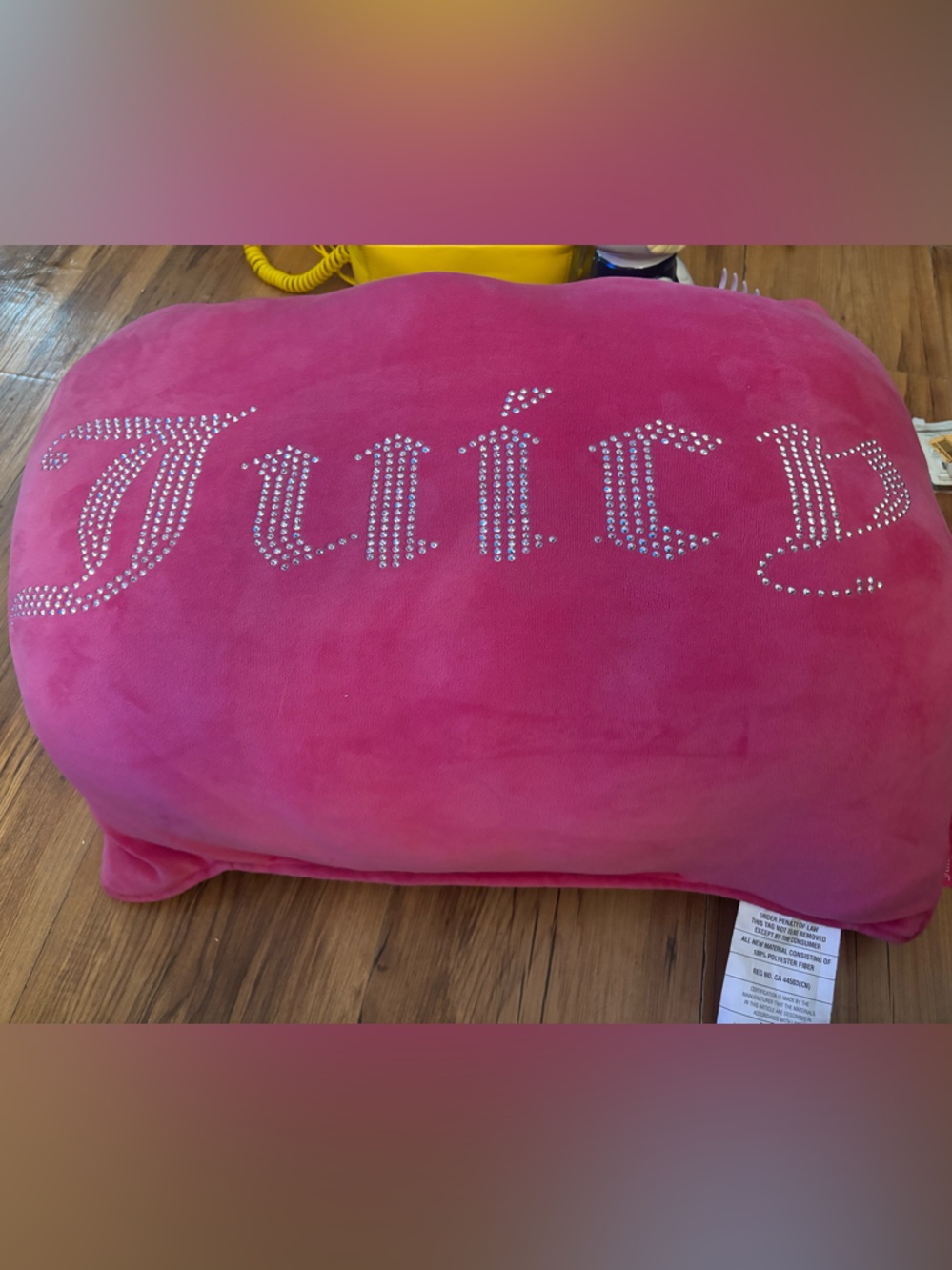 Juicy couture pillow